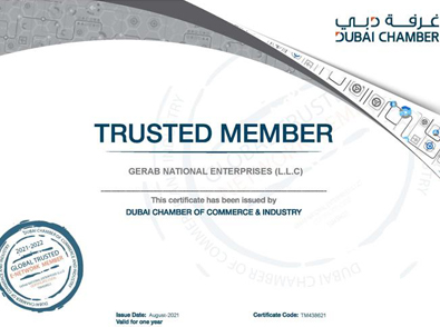 Dubai Chamber Global Trusted e-Network Certificate